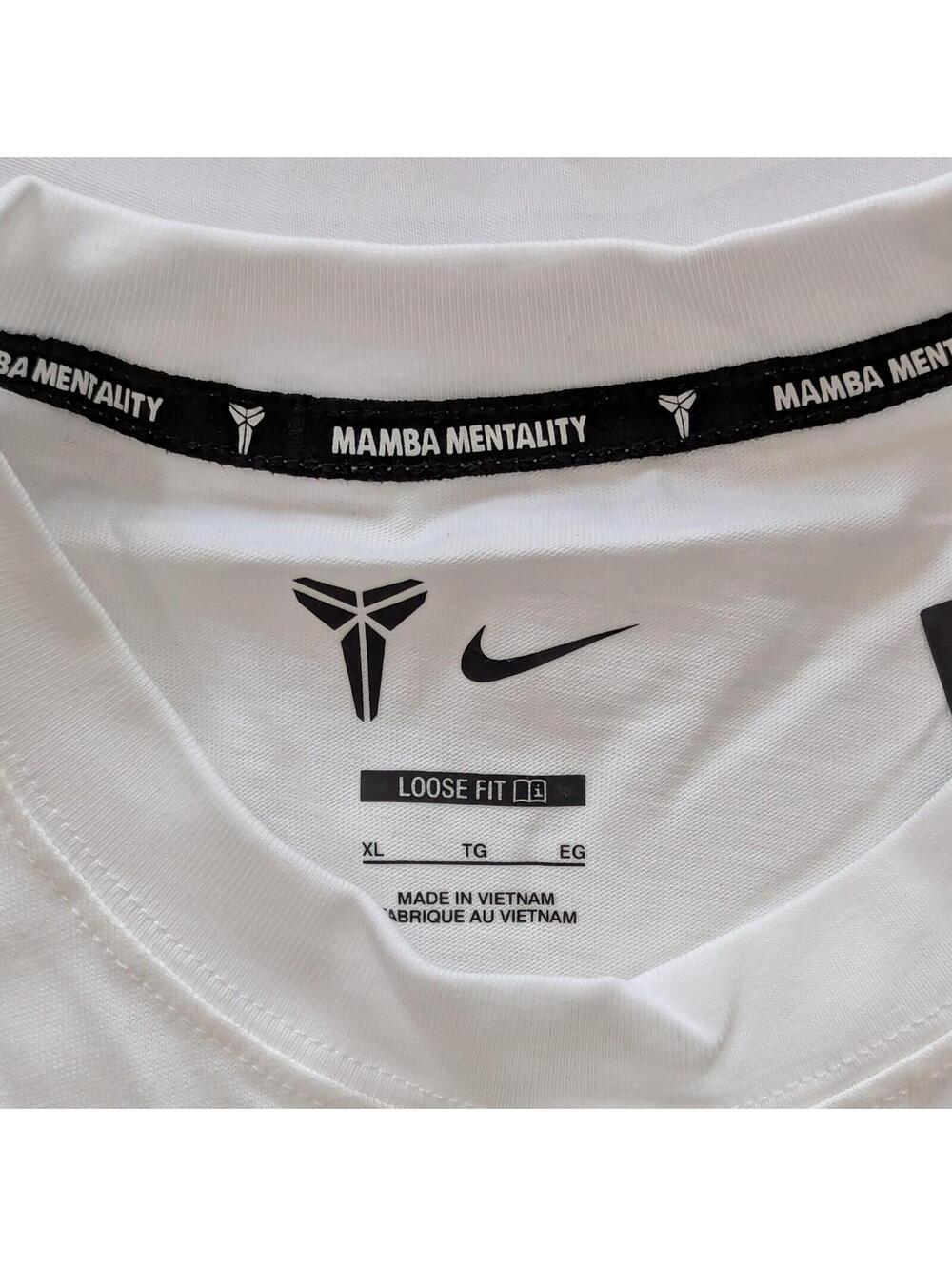 Nike Kobe Mamba Mentality Logo T-Shirt White Men's XL NWT - Picture 4 of 9